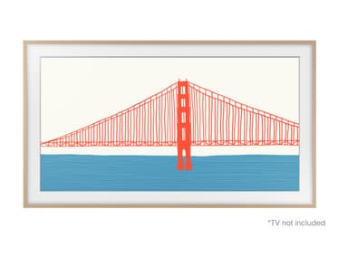 Samsung The Frame 43" ram (2021-2024, teak)
