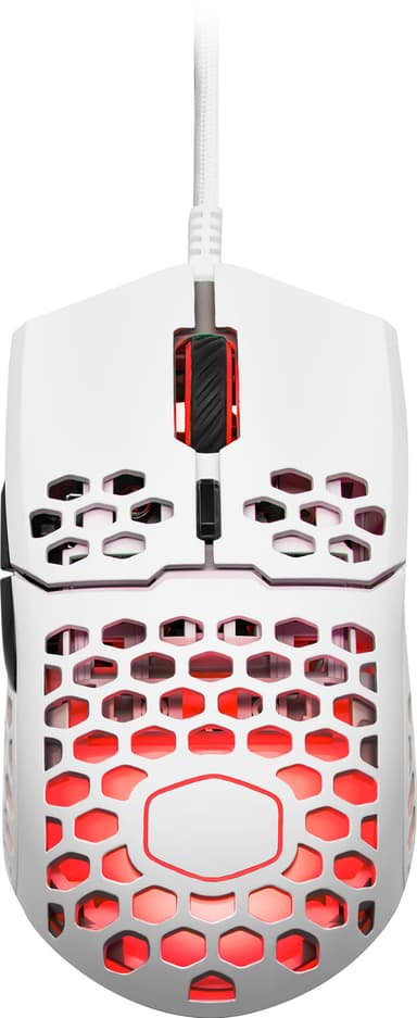 Cooler Master MM711 mus för gaming (matt vit)