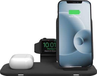 Mophie trådlöst laddstativ Plus (svart)