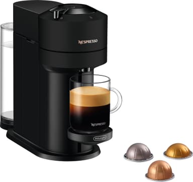 NESPRESSO® Vertuo Next kaffemaskin av DeLonghi, Matt Svart