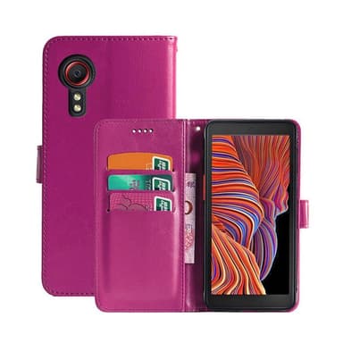 Mobilplånbok 3-kort Samsung Galaxy Xcover 5  - Rosa