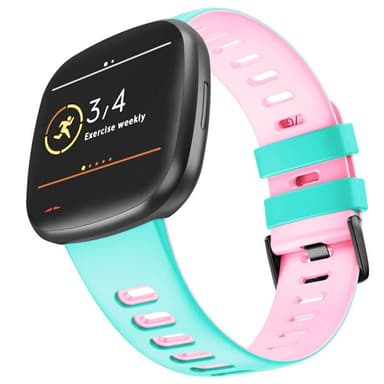 Twin Sport Armband Fitbit Versa 3 - Mint/rosa