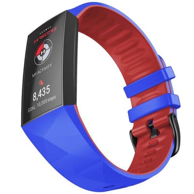 Twin Sport Armband Fitbit Charge 3 - Blå/röd