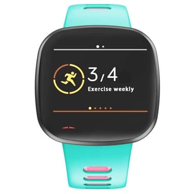 Twin Sport Armband Fitbit Versa 3 - Mint/rosa