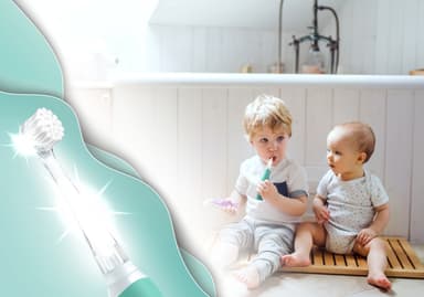 Neno Denti eltandborste för barn 763003 (vit)