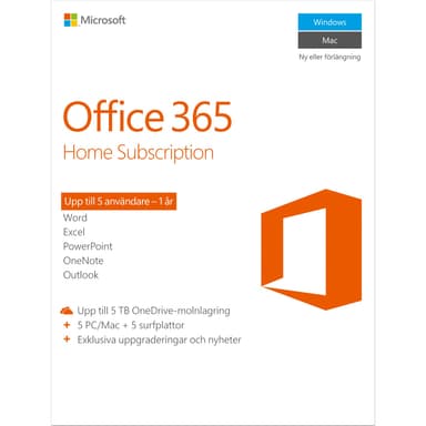 Microsoft Office 365 Home (POSA) Microsoft Office 365 Home (POSA)