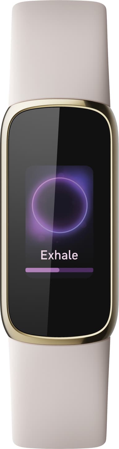 Fitbit Luxe aktivitetsarmband (soft guld/vit)