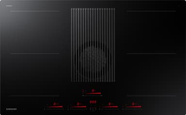 Samsung Infinite Line Induktionshäll med inbyggd fläkt NZ84T9747VK (80cm(