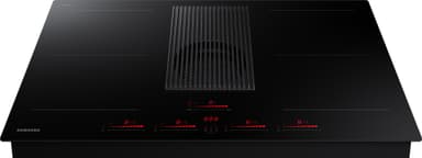 Samsung Infinite Line Induktionshäll med inbyggd fläkt NZ84T9747VK (80cm(