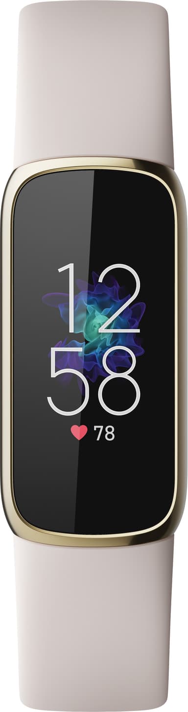 Fitbit Luxe aktivitetsarmband (soft guld/vit)