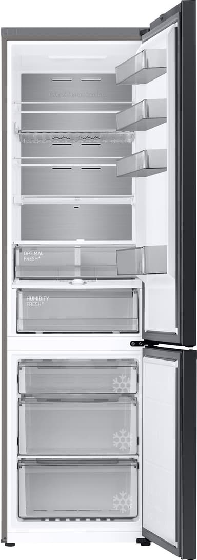 Samsung Bespoke kylskåp/frys kombiskåp RB38A7B6AS9/EF (urban silver)