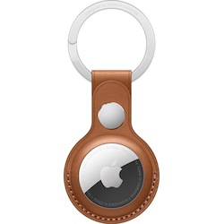 AirTag nyckelring i läder (saddle brown)