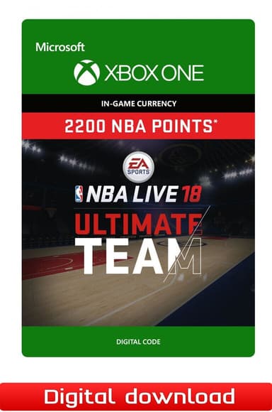 NBA LIVE 18 ULTIMATE TEAM 2200 NBA POINTS - XOne