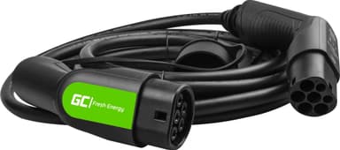 Green Cell laddkabel för elbil 7 m EV12