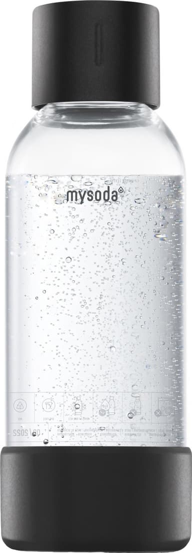 MySoda flaska M1PB10M-B (1-pack, svart)