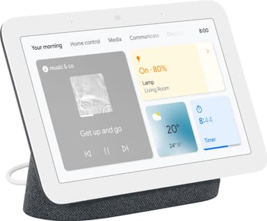 hjerne frokost Gå rundt Google Nest Hub 2nd Generation (charcoal) - Röstassistenter & smart  multimedia - Elgiganten