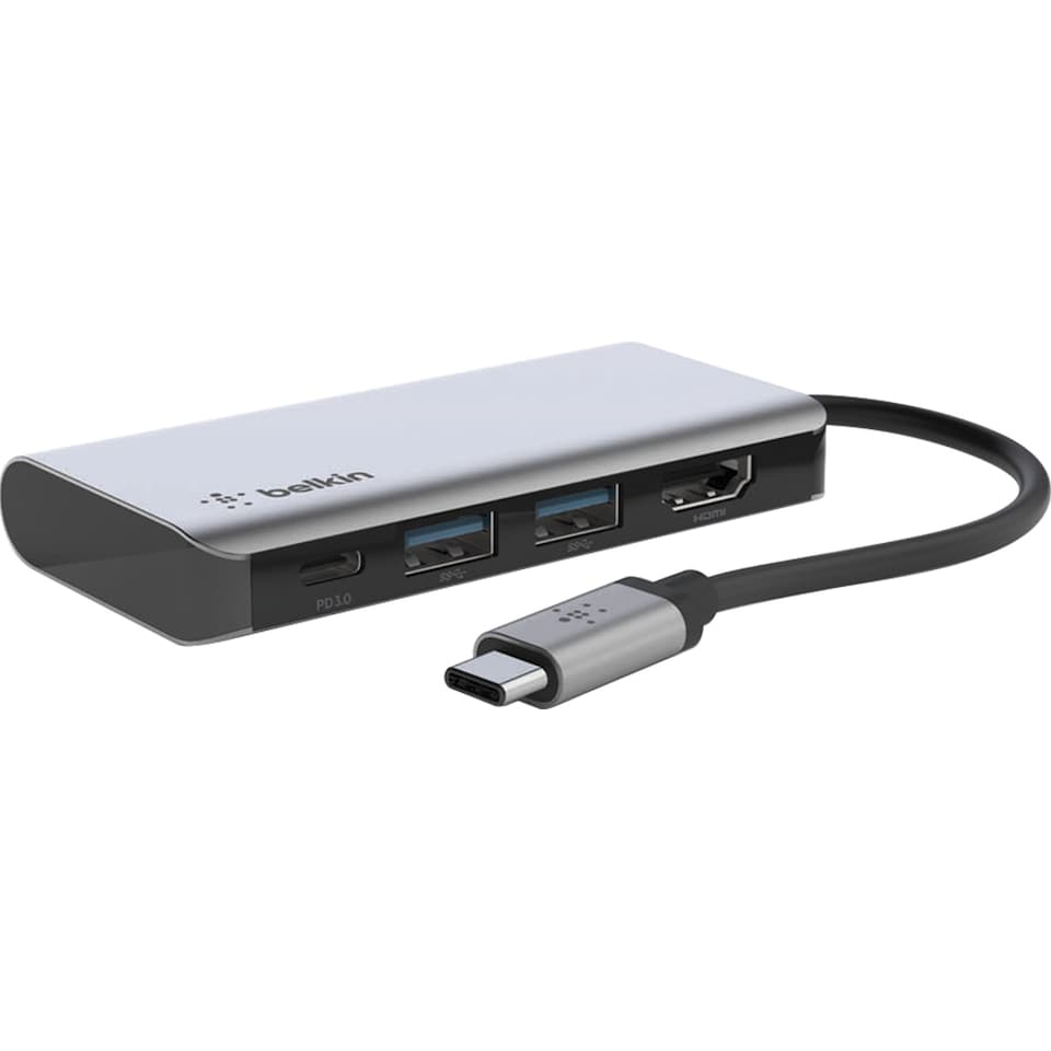 elgiganten.se | Belkin USB-C 4-i-1 adapter