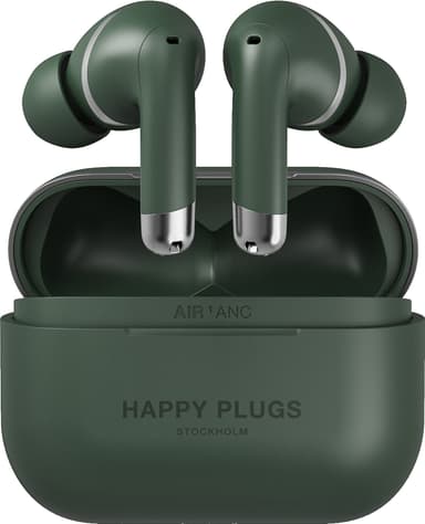 Happy Plugs Air 1 ANC true wireless in-ear hörlurar (grön)