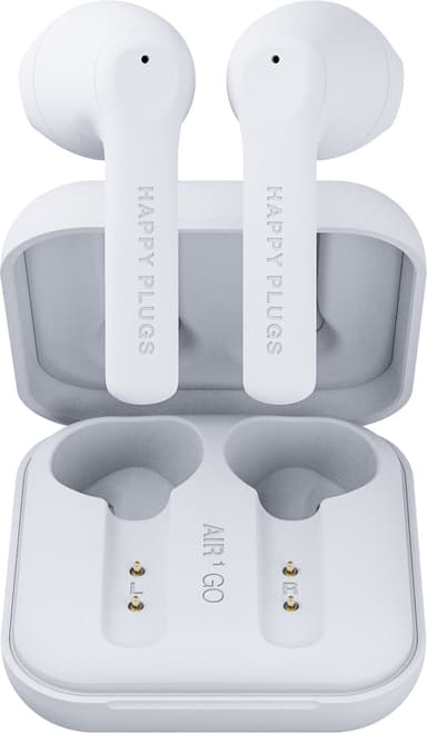 Happy Plugs Air 1 GO true wireless in-ear hörlurar (vit)