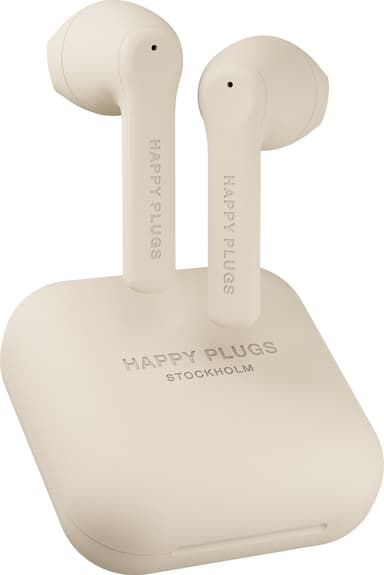 Happy Plugs Air 1 GO true wireless in-ear hörlurar (nude)