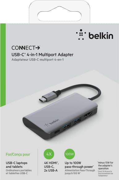 Belkin USB-C 4-i-1 adapter
