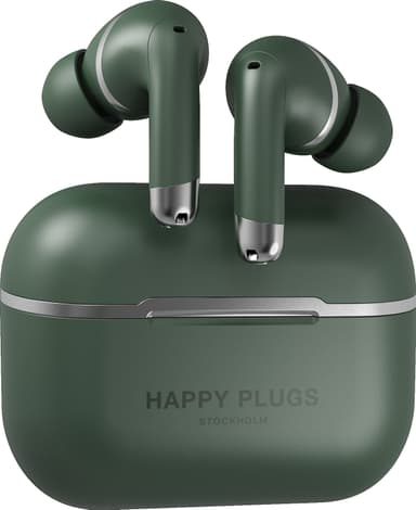 Happy Plugs Air 1 ANC true wireless in-ear hörlurar (grön)