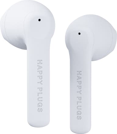 Happy Plugs Air 1 GO true wireless in-ear hörlurar (vit)