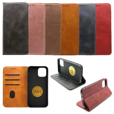 Plånboksfodral Premium iPhone 12 / 12 Pro - Svart