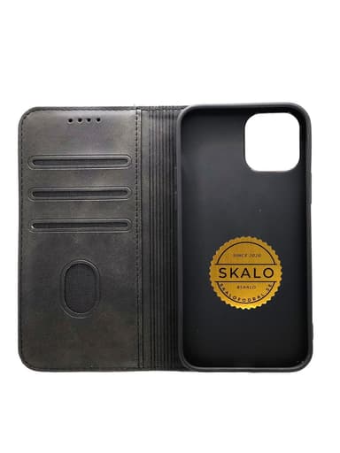 Plånboksfodral Premium iPhone 12 / 12 Pro - Svart