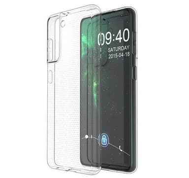 Transparent Silikon TPU-Skal till Samsung S21 Plus