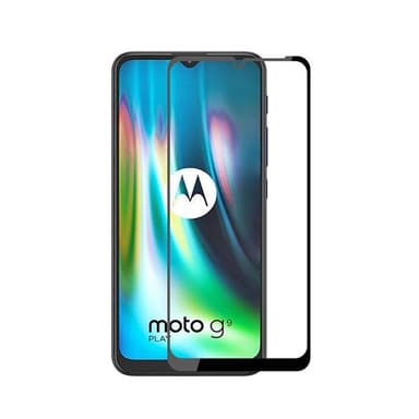 SKALO Moto E7 Plus Heltäckande Skärmskydd Härdat Glas