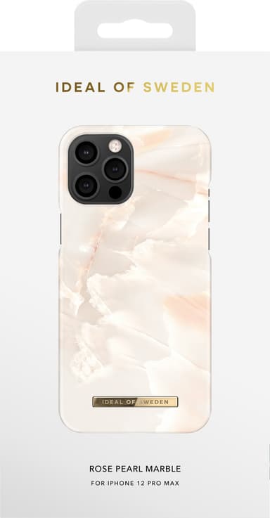 iDeal of Sweden fodral för iPhone 12 Pro Max (rose pearl marble)