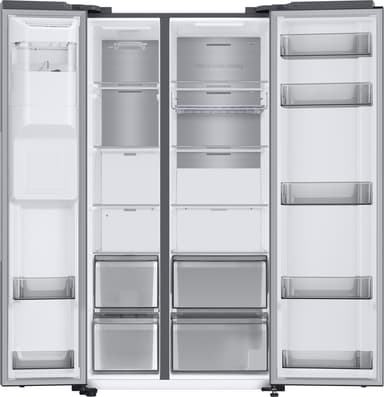 Samsung kylskåp/frys RS68A8841S9/EF (urban silver)