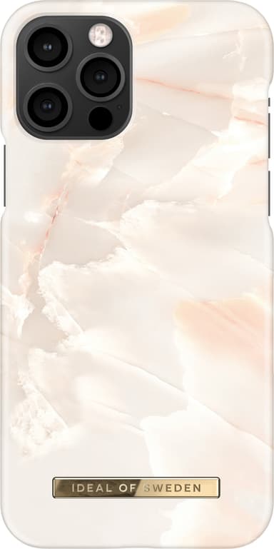 iDeal of Sweden fodral iPhone 12/12 Pro (rose pearl marble)