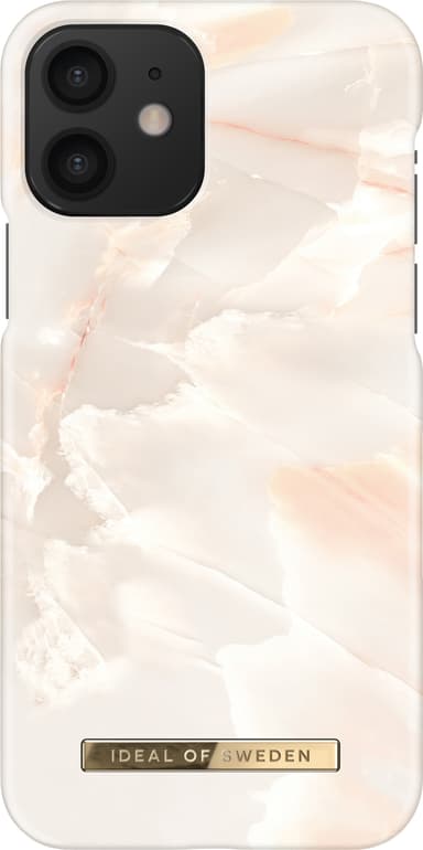 iDeal of Sweden fodral iPhone 12/12 Pro (rose pearl marble)