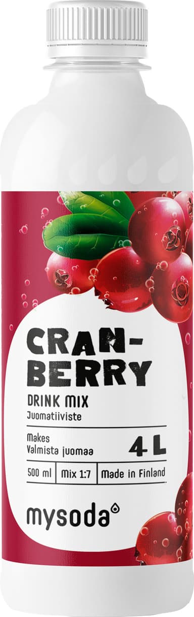 Mysoda Real Sugar Cranberry smakextrakt MFI2305