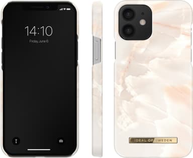 iDeal of Sweden fodral iPhone 12/12 Pro (rose pearl marble)