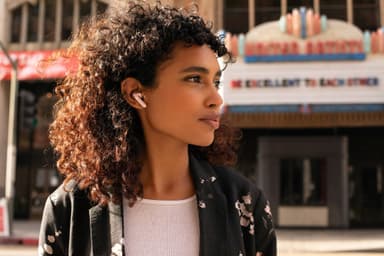 Happy Plugs Air 1 Zen True Wireless in ear-hörlurar (rosa guld)