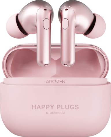 Happy Plugs Air 1 Zen True Wireless in ear-hörlurar (rosa guld)