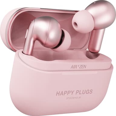 Happy Plugs Air 1 Zen True Wireless in ear-hörlurar (rosa guld)