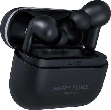 Happy Plugs Air 1 Zen True Wireless in ear-hörlurar (svarta)