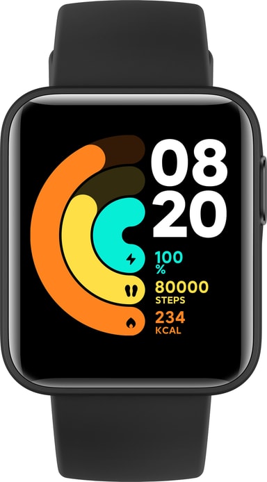 Xiaomi Mi Watch Lite träningsklocka (svart) - Elgiganten