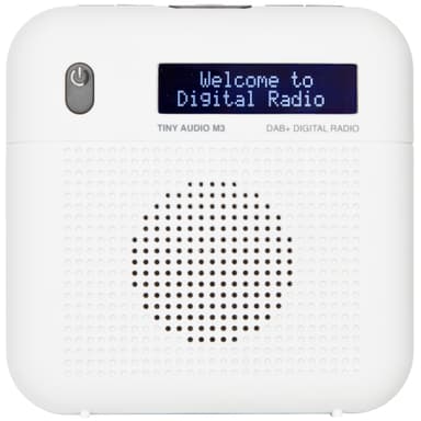 Tiny Audio M3 DAB+ radio (vit) Tiny Audio M3 DAB+ radio (vit)