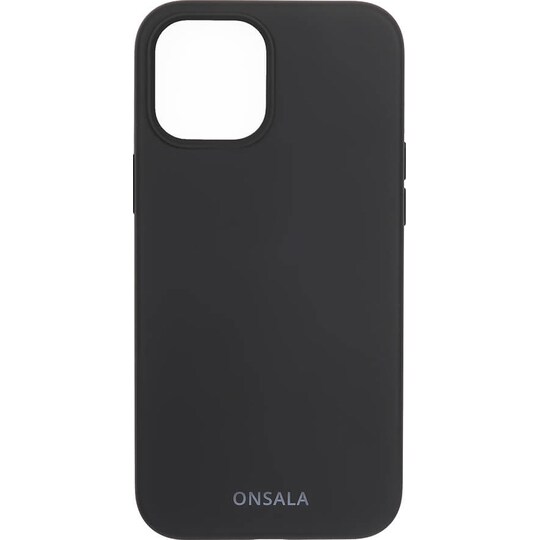 Onsala iPhone 12 Pro Max silikonfodral (svart)