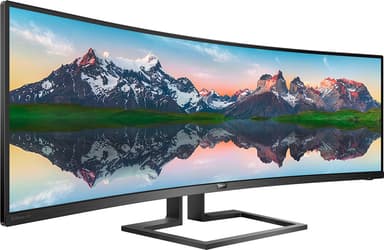 Philips Brilliance 498P9/00 49" 5K välvd bildskärm (svart)