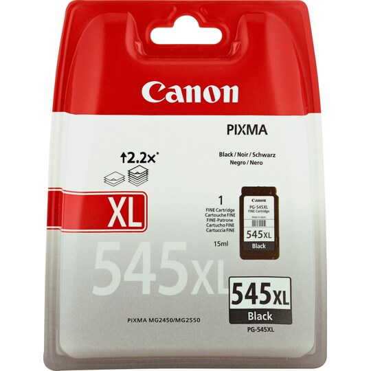 Canon bläckpatron PG-545XL Svart