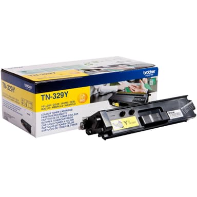 Brother Toner TN-329Y hög kapacitet Gul