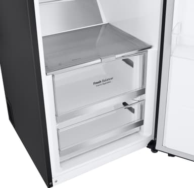 LG Kylskåp GLM71MCCSF (svart)