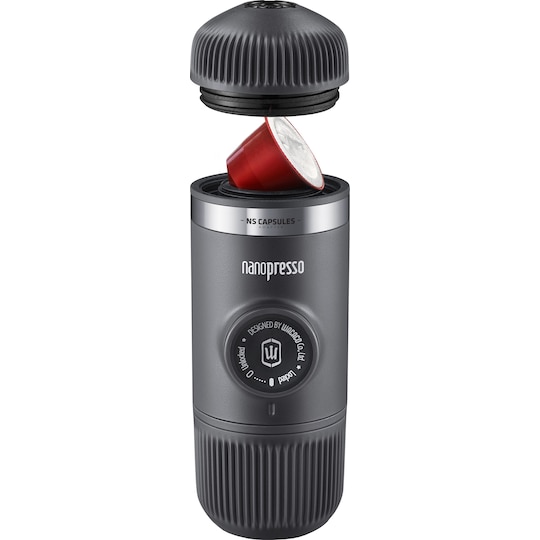 Wacaco Nanopresso portabel espressomaskin med adapter NANOGREYNS