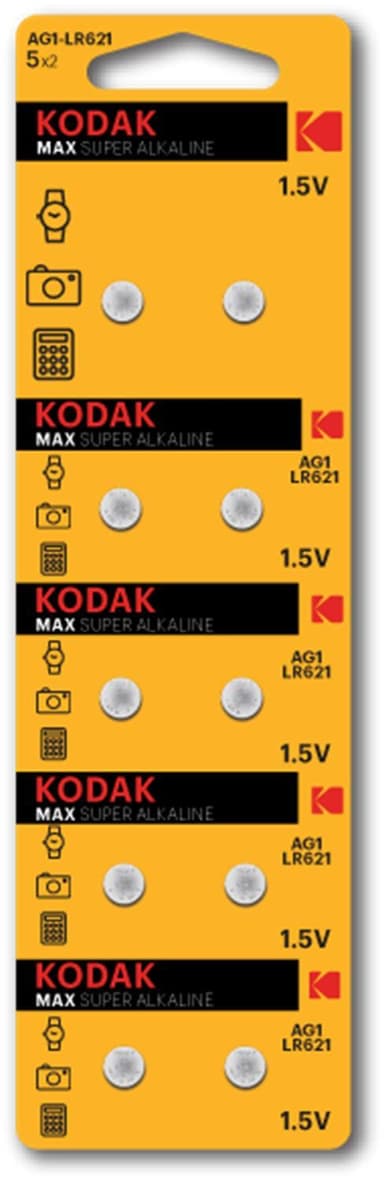 Kodak MAX AG1 / LR621 Micro alkaliskaknappceller